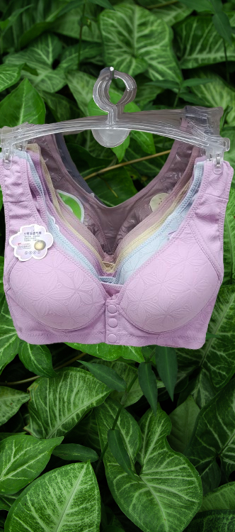 Women Easy Front Open Button Padded Bra