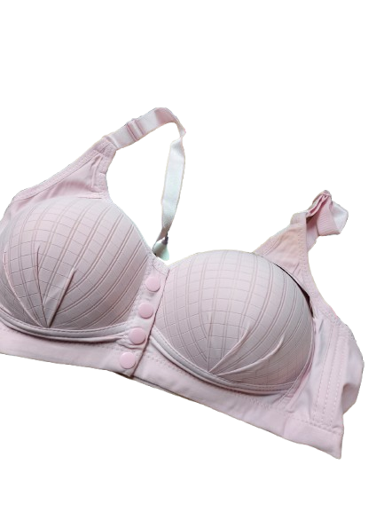 Women Easy Front Open Button Padded Bra