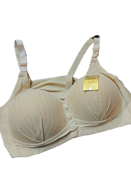Women Easy Front Open Button Padded Bra