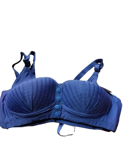 Women Easy Front Open Button Padded Bra